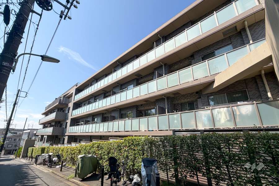 ザサンメゾン西大井金子山エルドの外観（南東側から）