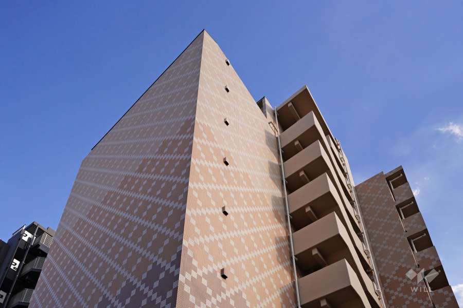 プレミアムキューブG西大井の外観（北西側から）