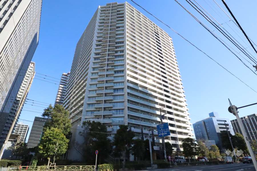 プライムパークス品川シーサイドザタワーの外観(北西側から)