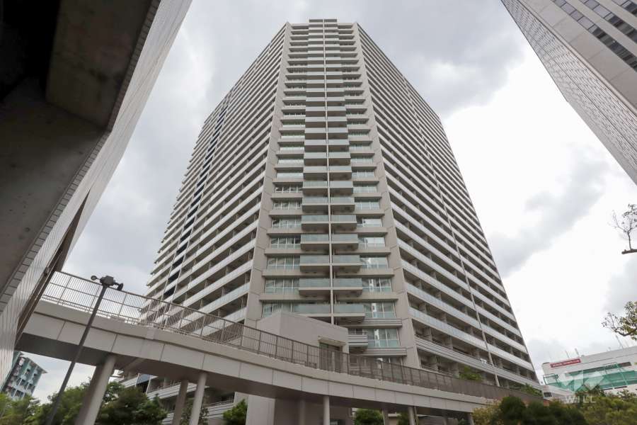 プライムパークス品川シーサイドザタワーの外観(北東側から)