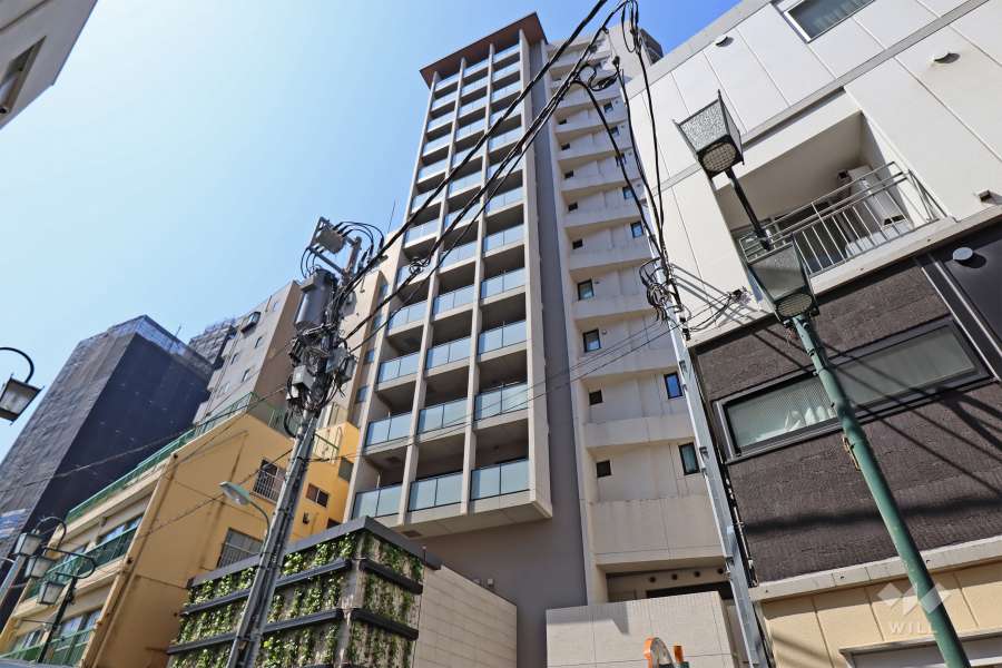 インプレストコア武蔵小山の外観（東側から）