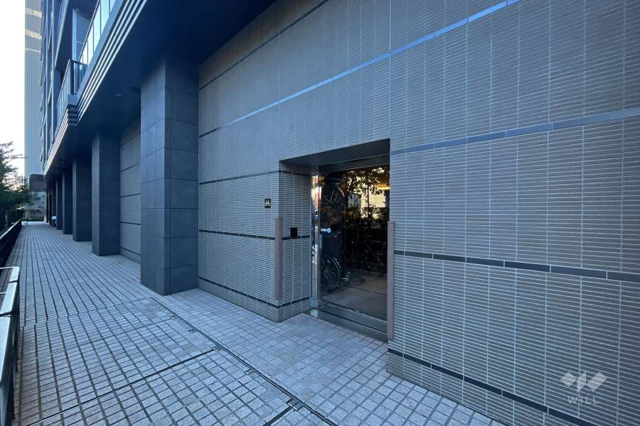 駐輪場の出入り口