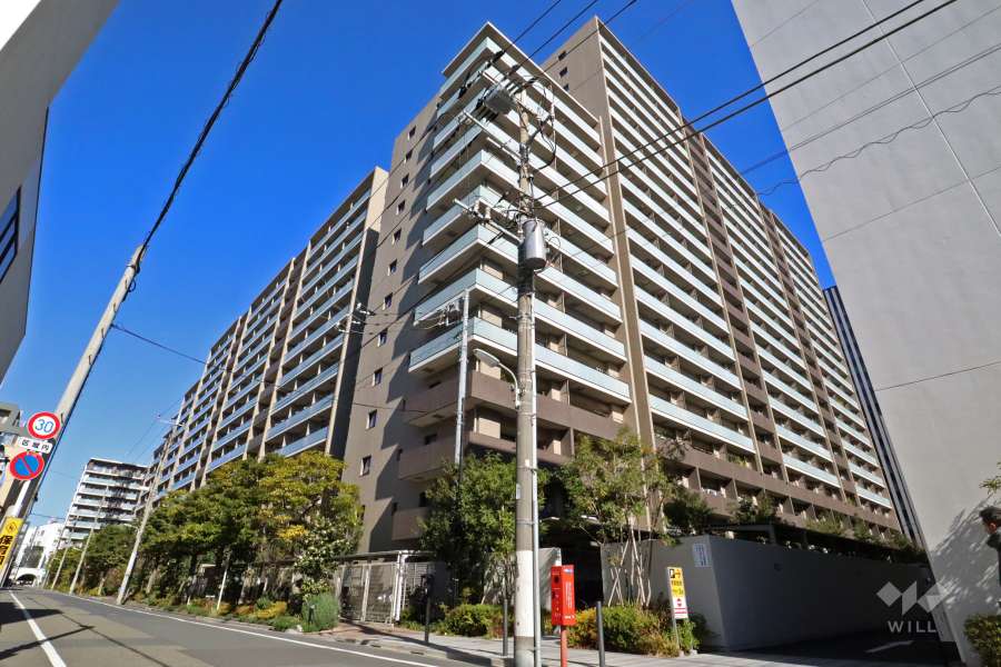 グランドメゾン品川シーサイドの杜の外観(南西側から)