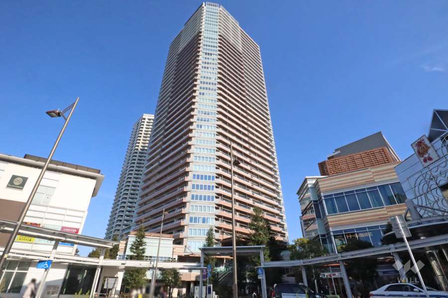 パークシティ武蔵小山ザタワーの外観(西側から)