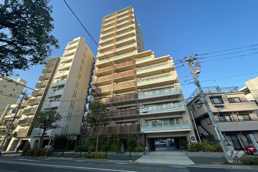 ブリリア品川戸越パークスの外観（南東側から）