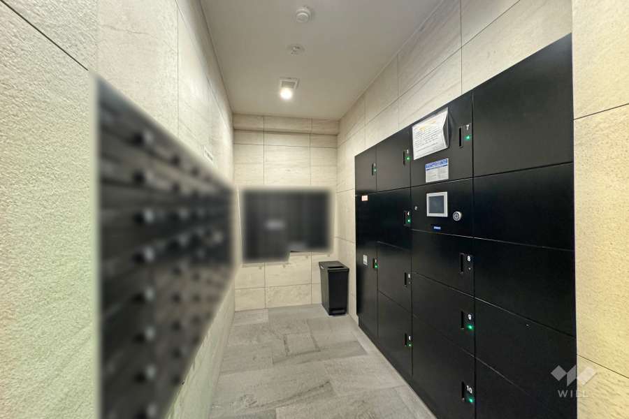 共用ポストと宅配ボックス