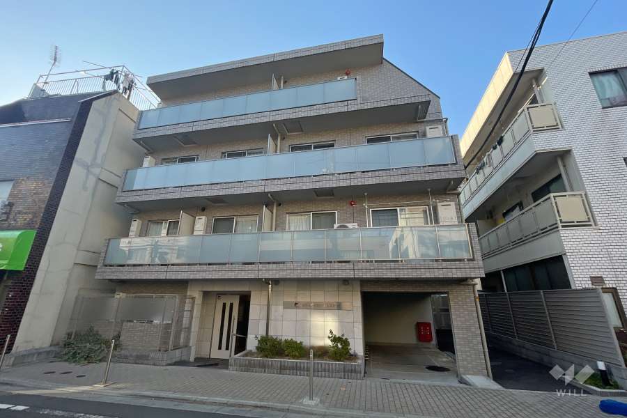 スカイコート戸越の外観（東側から）