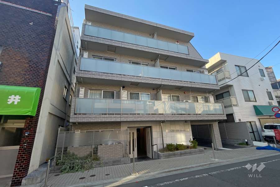 スカイコート戸越の外観（南東側から）