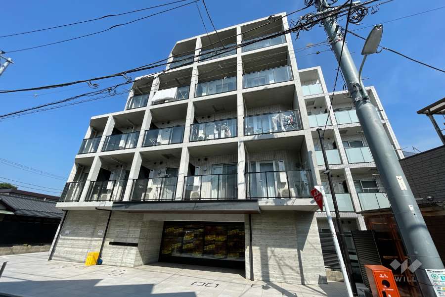 シーフォルム戸越公園２の外観（南西側から）