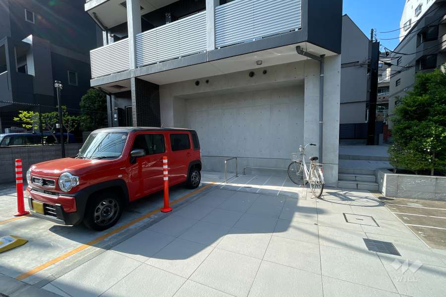 敷地内にはカーシェアステーションがあります。