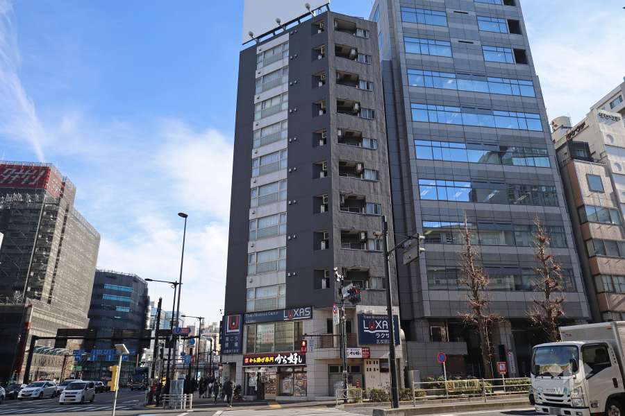 スパシエルクス五反田の外観（北西側から）