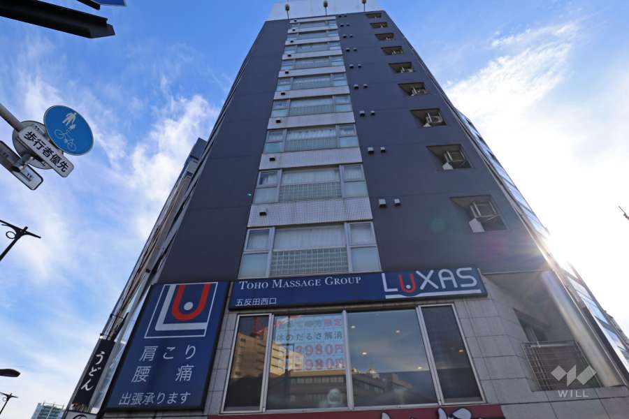 スパシエルクス五反田の外観（北側から）