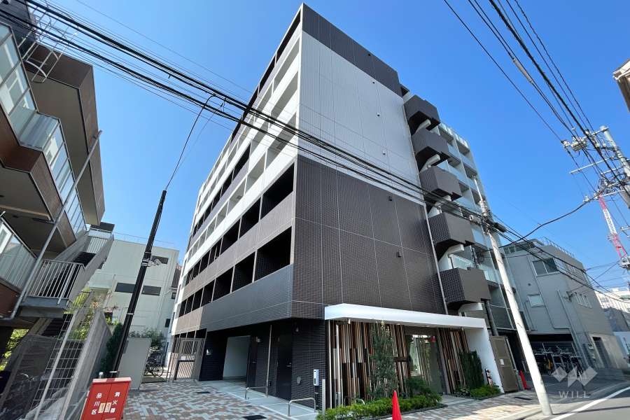 プレミアムキューブ大井町エムオーの外観（北東側から）