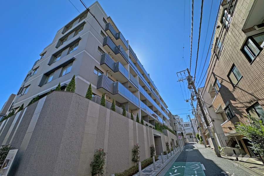 ザパークワンズ目黒不動前の外観（北側から）