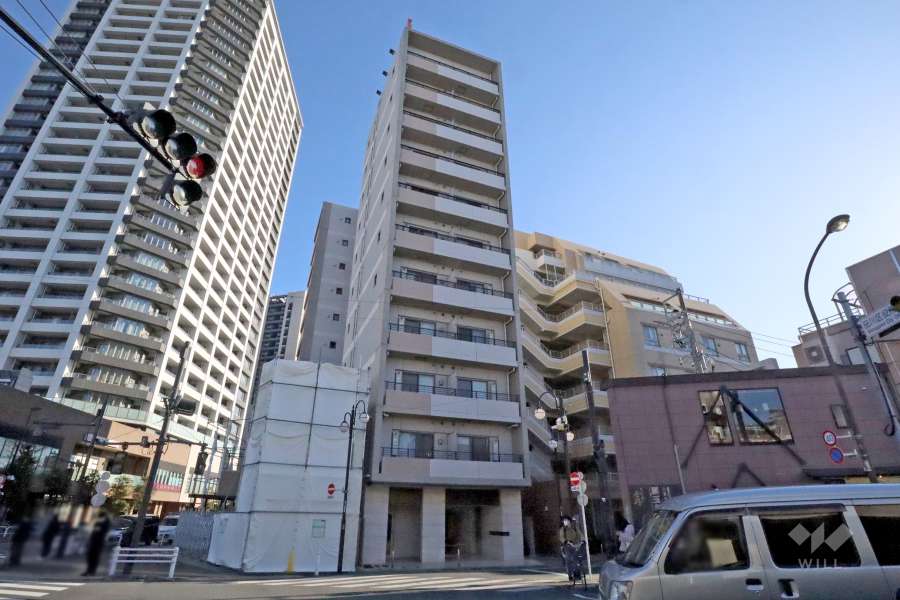 ヴァ一スクレイシア大井町の外観（北側から）