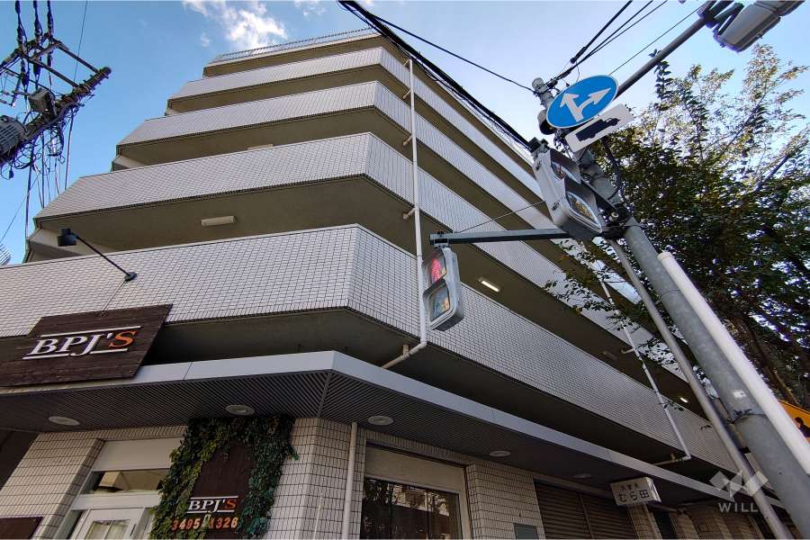 トップ不動前No.1の外観（北東側から）