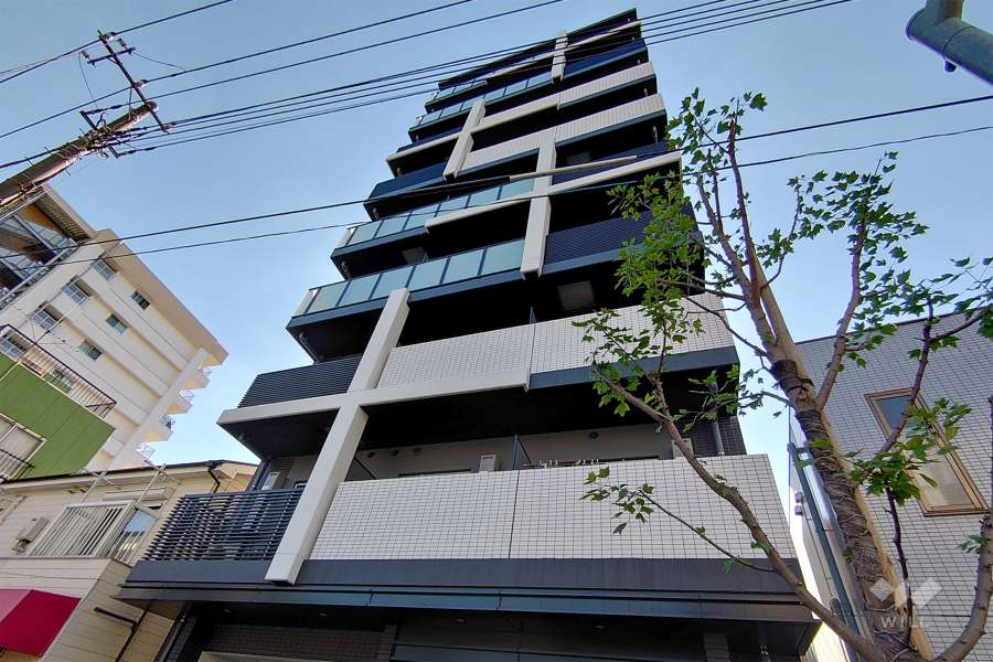 ガリシア武蔵小山の外観（北東側から）