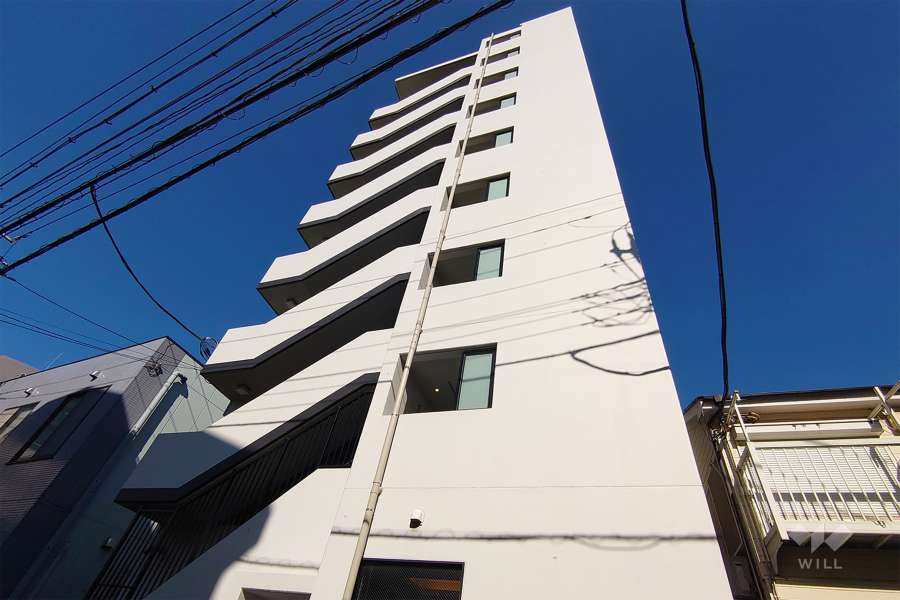 ガリシア武蔵小山の外観（南西側から）