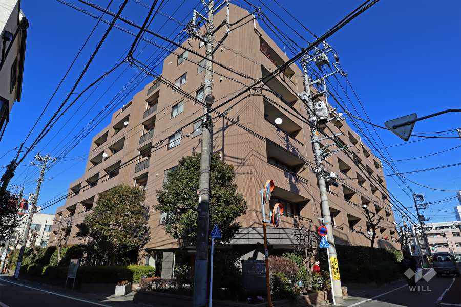 ディアナコート学芸大学の外観（南西側から）