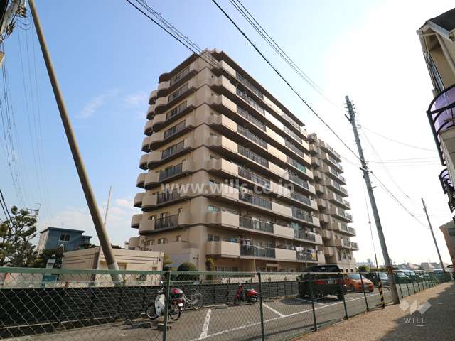 カルム西伊丹の外観（北西側から）