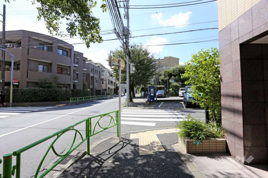 敷地南西側の前面道路