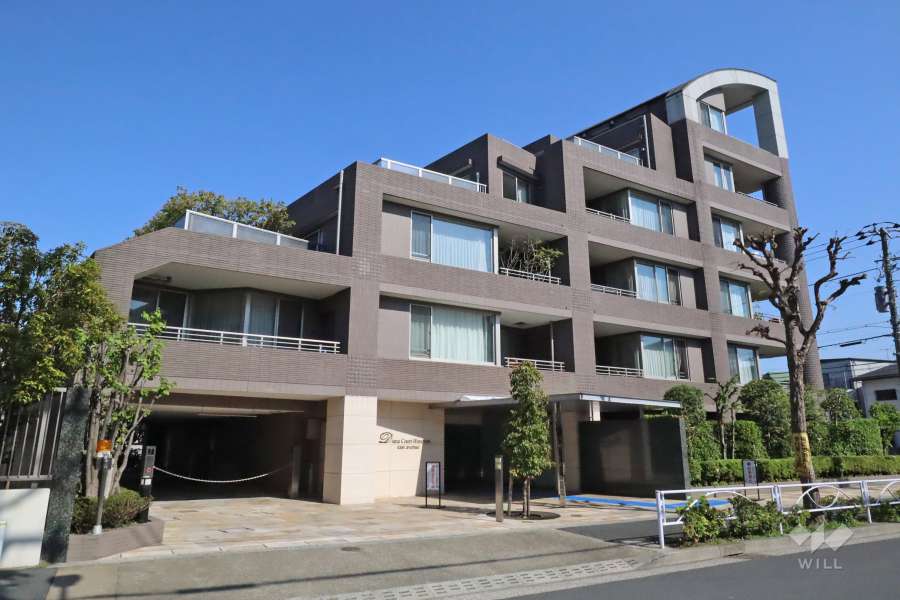 ディアナコート碑文谷イーストアベニューの外観(北西側から)