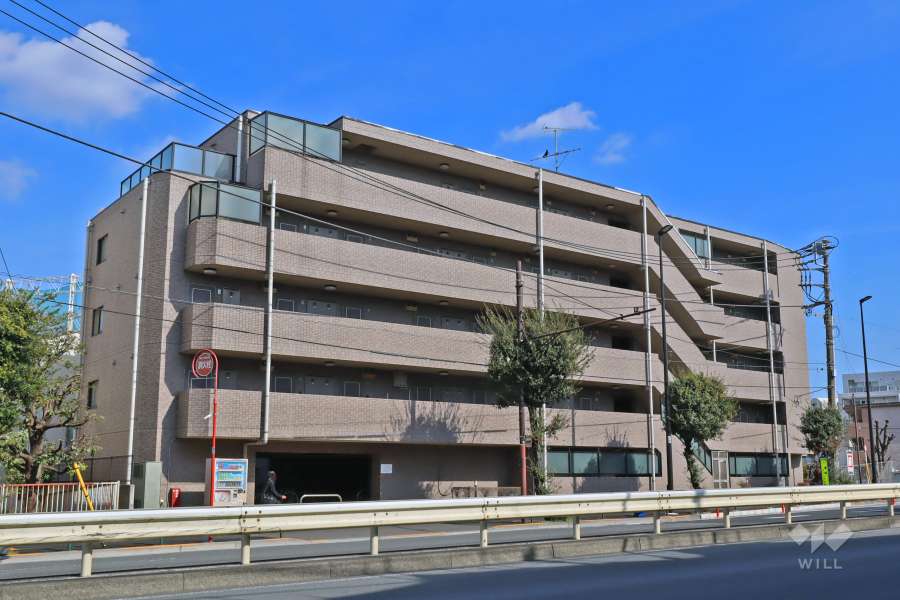 ルーブル都立大学2の外観（北西側から）