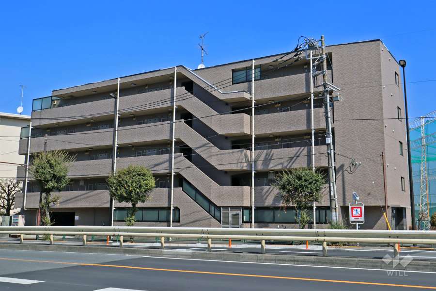 ルーブル都立大学2の外観（南西側から）