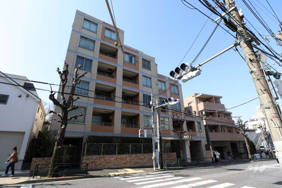 中目黒パークハウスの外観（南東側から）