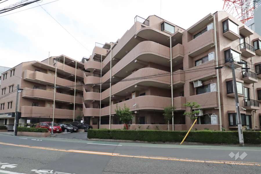 ライオンズガーデン学芸大学の外観(北側から)