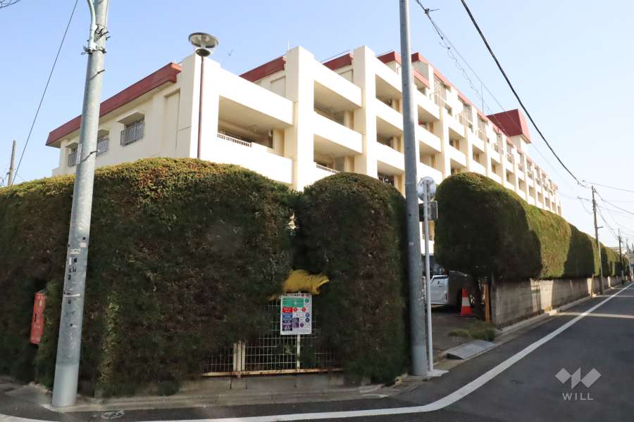東建マンション学芸大の外観(北西側から)