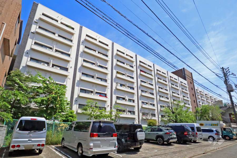 目黒セントラルマンションの外観(南側から)