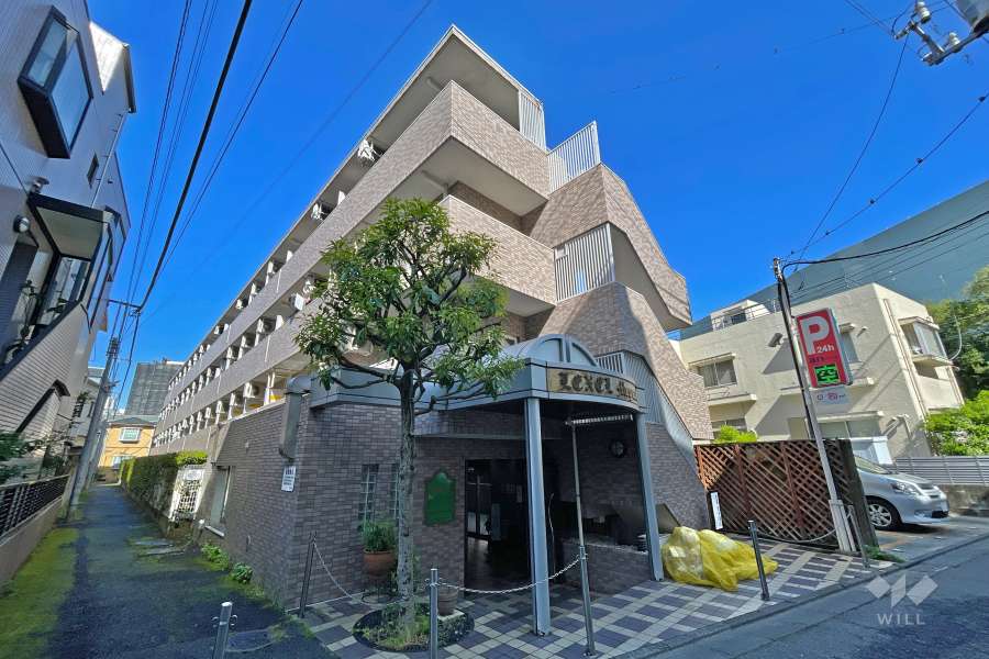 レクセル目黒の外観（南東側から）