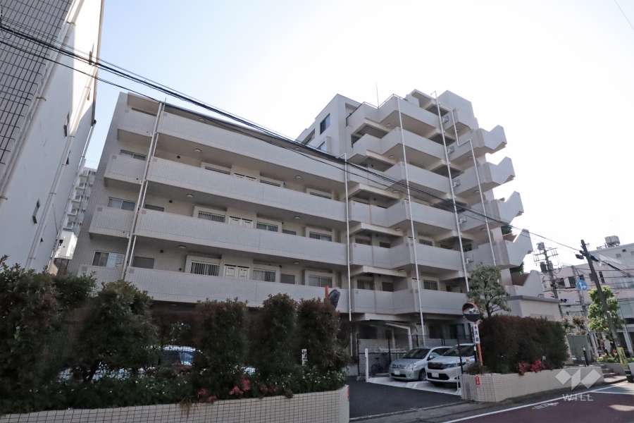 東急ドエルアルス目黒青葉台の外観(北東側から)