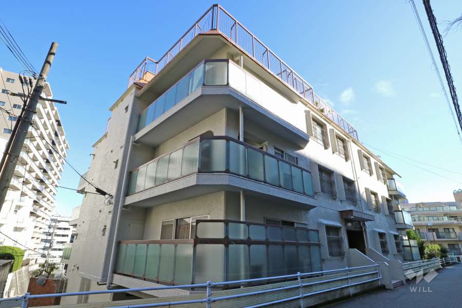 パレブラン宝塚の外観（南西側から）