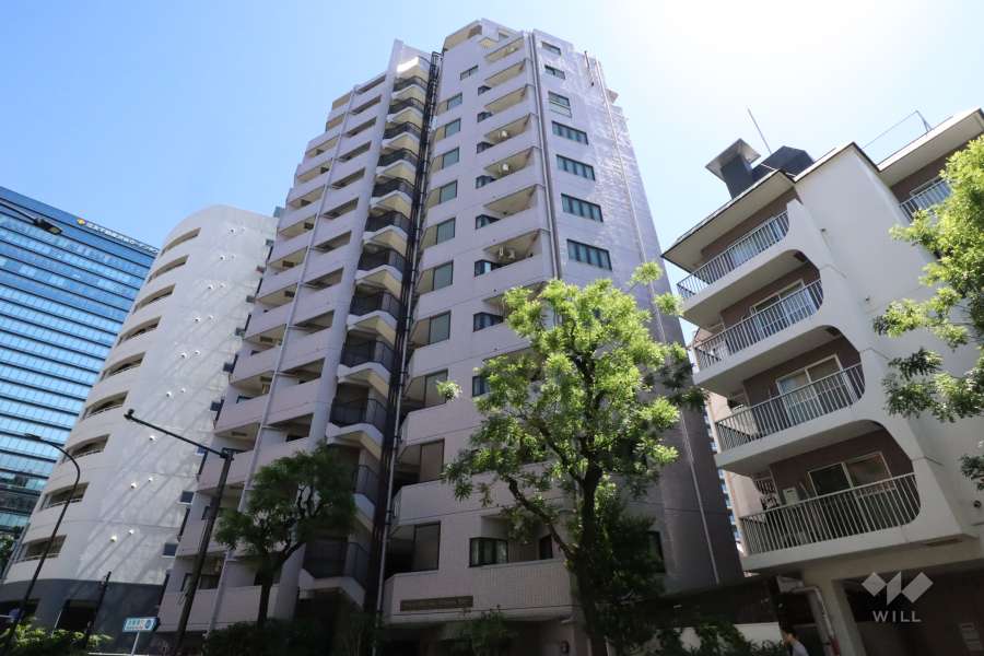 ライオンズマンション渋谷第2の外観(北西側から)