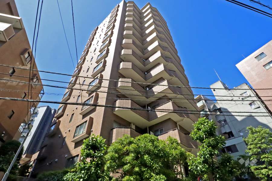 パルテール目黒青葉台の外観(南西側から)