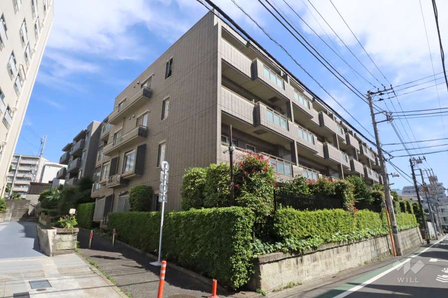 プレスティージュ目黒東山の外観(南側から)