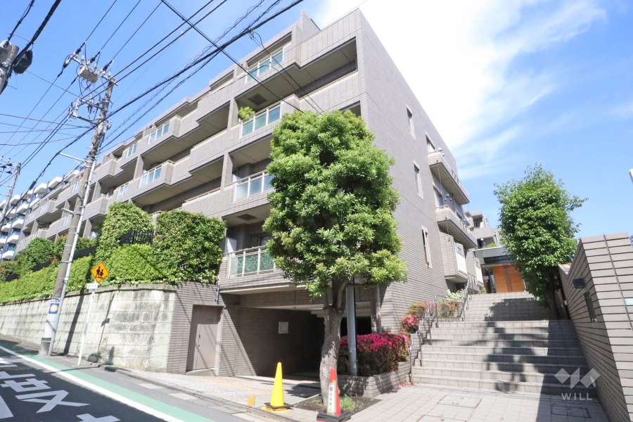 プレスティージュ目黒東山の外観(東側から)