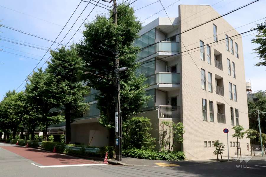 ブリリア目黒東山の外観(北西側から)