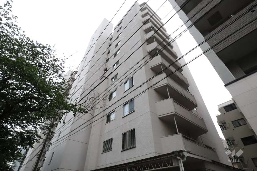 上目黒パークマンションの外観(北西側から)
