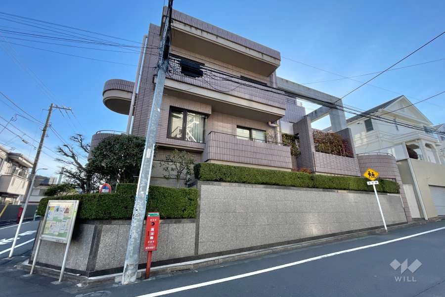 グランフォルム祐天寺の外観（西側から）