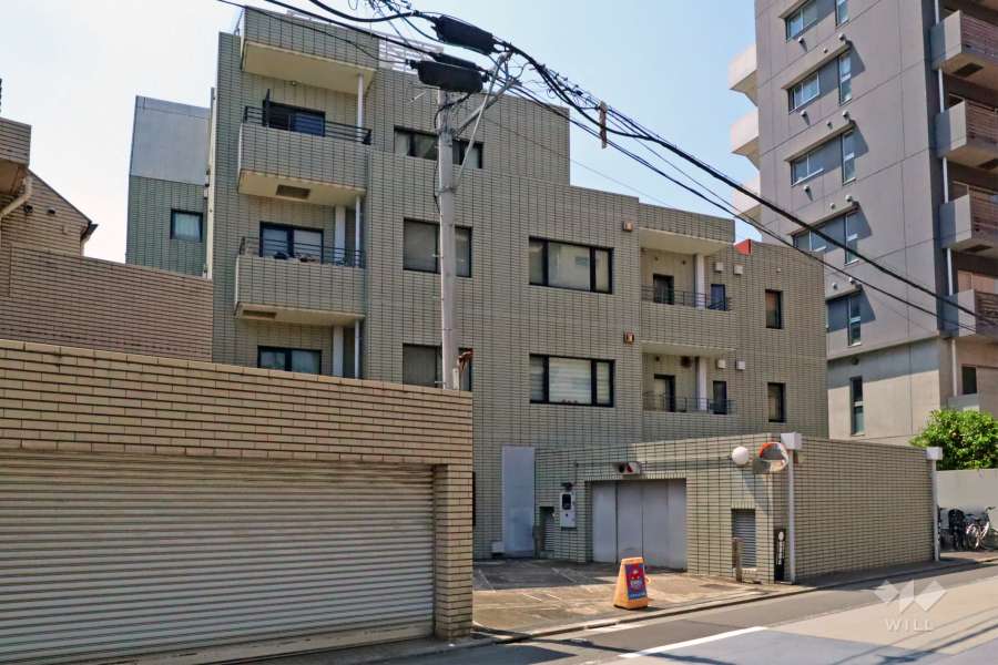 コスモセシオン目黒の外観（南東側から）