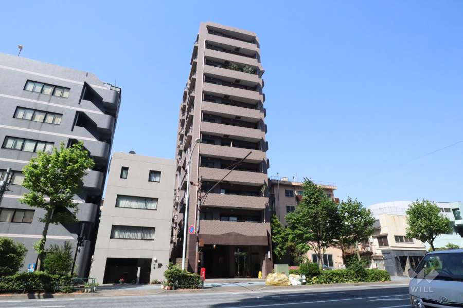 ナイスアーバン中目黒の外観（東側から）