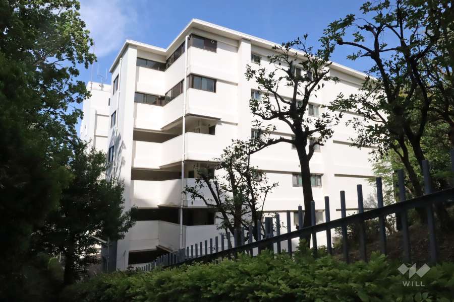 松風園コーポの外観(南西側から)　　