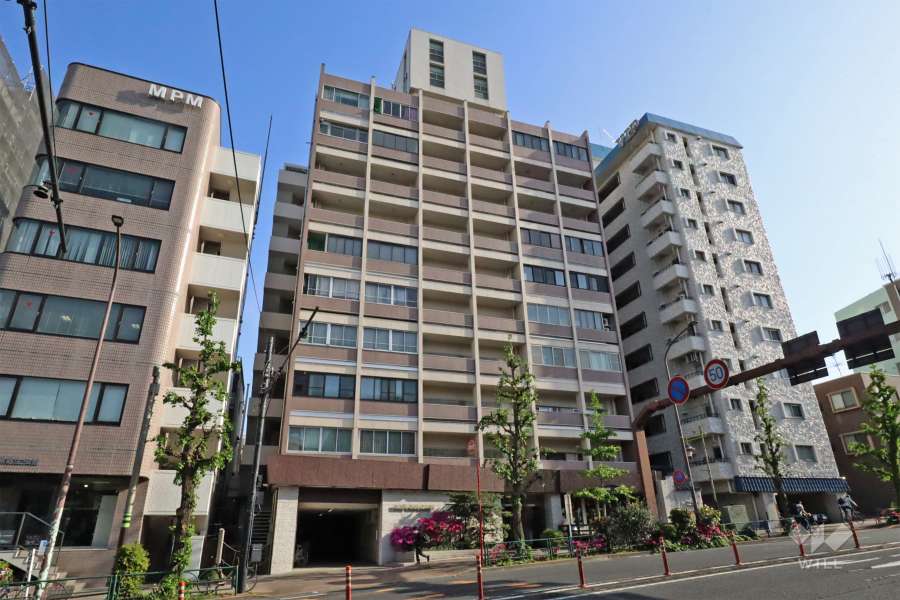 目黒グランドマンションの外観(北東側から)