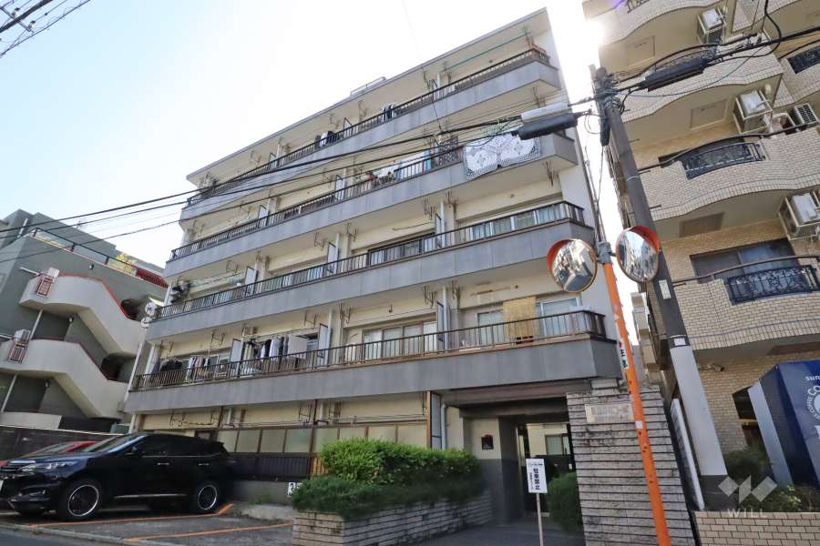 目黒第8コーポの外観（北東側から）