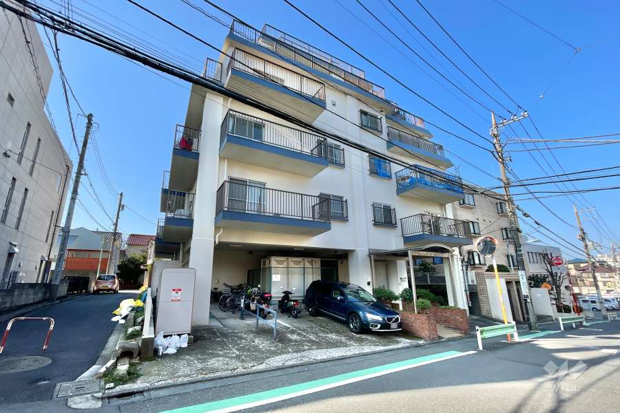 祐天寺ニュースカイマンションの外観(北東側から）