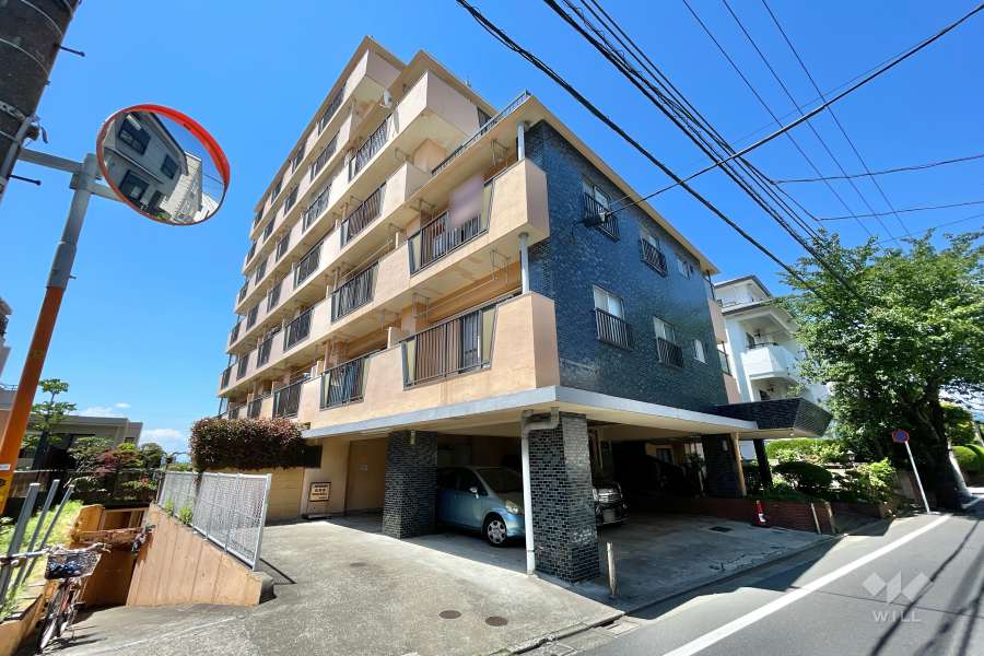 コーポ大岡山の外観（南東側から）