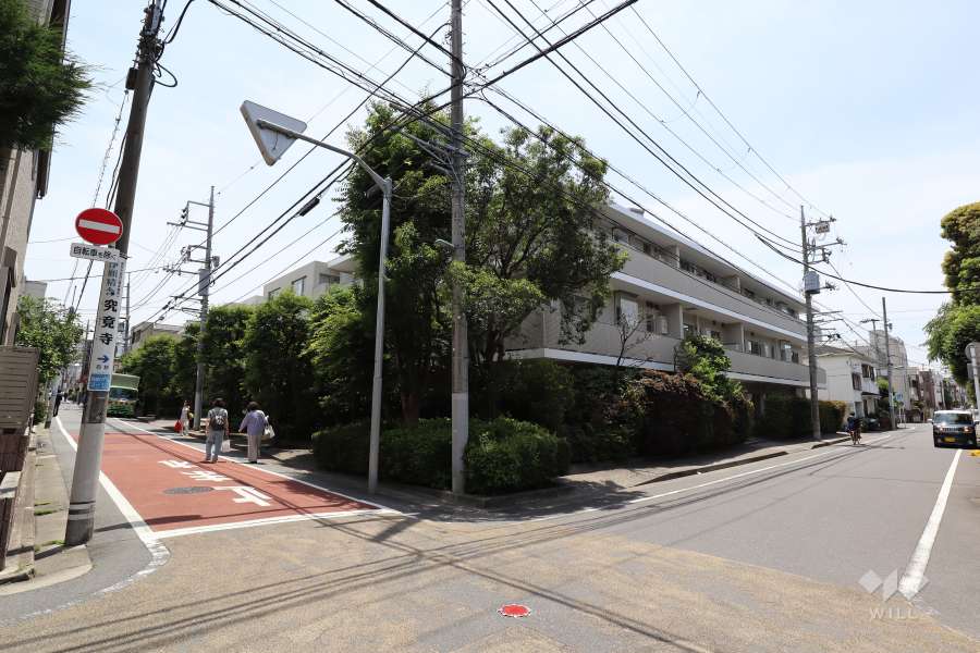 イトーピア自由が丘イデアの外観（北西側から）